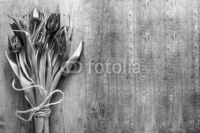 Bunch of tulips, spring flowers for mothers day, background