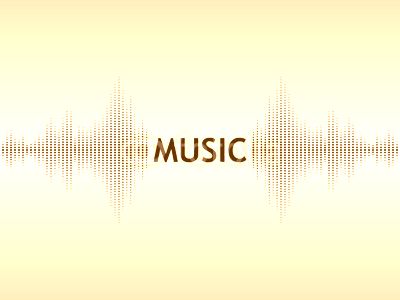 Abstract sound waves.