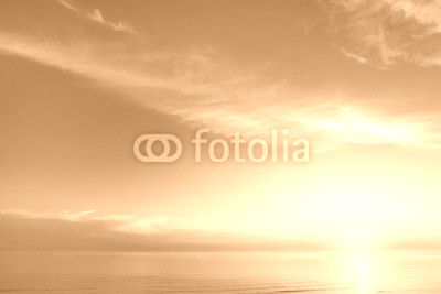 Golden sky background of sunset