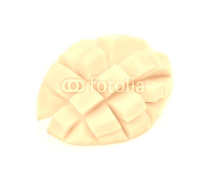 fresh mango isolated on white background