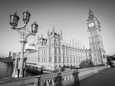 Early morning London:  Houses of Parliament and Big Ben
