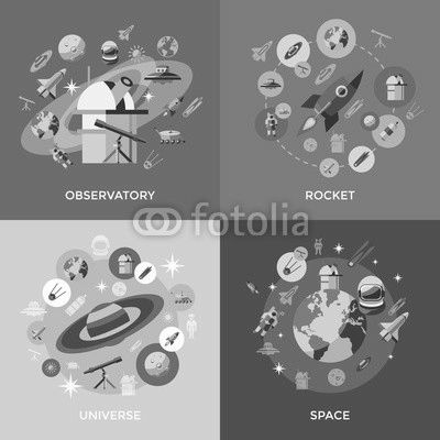 Four Space Icon Set