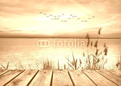 el lago de las nubes de colores