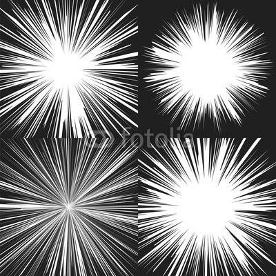 Radial speed lines