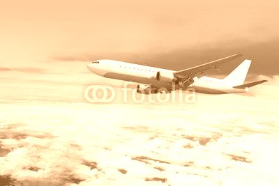  Airplane in the sky
