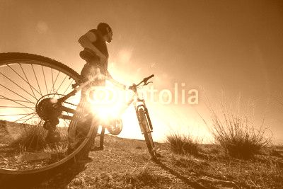 Bicicleta y deporte al aire libre.