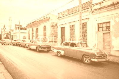 Oldtimer an der Straße | Kuba