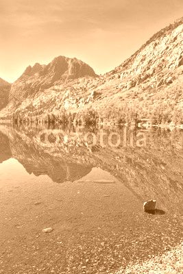 A  lake in the mountains