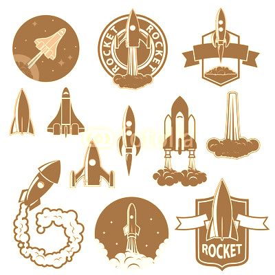 rocket labels set.