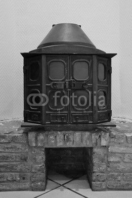 ancien poêle à bois